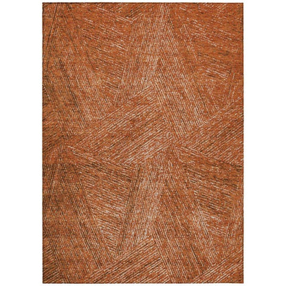 LOOMLAN Rugs Terra Orange Washable Indoor-Outdoor Rug
