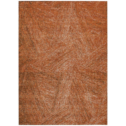 LOOMLAN Rugs Terra Orange Washable Indoor-Outdoor Rug