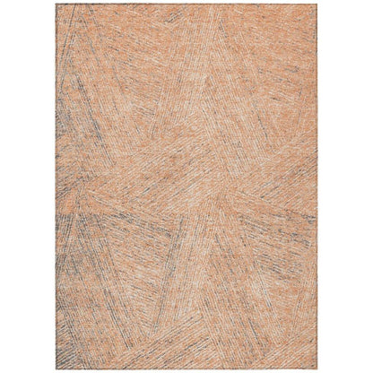 Terra Peach Washable Indoor-Outdoor Rug
