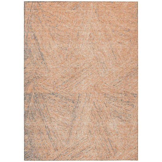 LOOMLAN Rugs Terra Peach Washable Indoor-Outdoor Rug