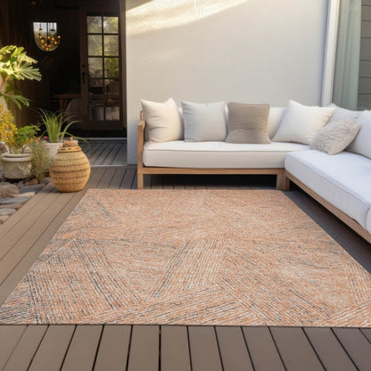Terra Peach Washable Indoor - Outdoor Rug - LOOMLAN - LOOMLAN Rugs - Outdoor Rugs
