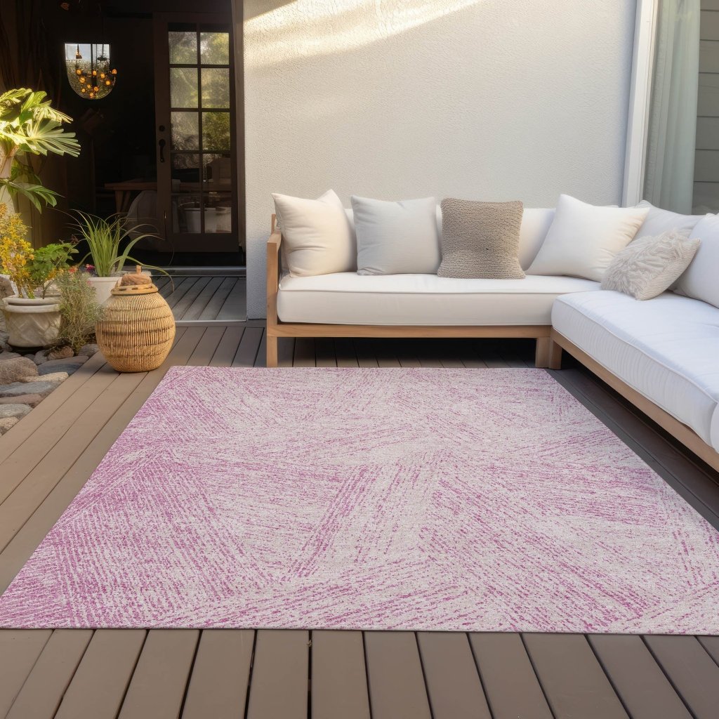 LOOMLAN Rugs Terra Pink Washable Indoor-Outdoor Rug