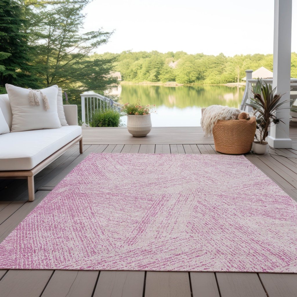 LOOMLAN Rugs Terra Pink Washable Indoor-Outdoor Rug