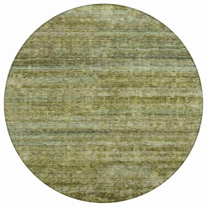 LOOMLAN Rugs Terrae Green Washable Indoor-Outdoor Rug