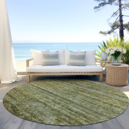 LOOMLAN Rugs Terrae Green Washable Indoor-Outdoor Rug