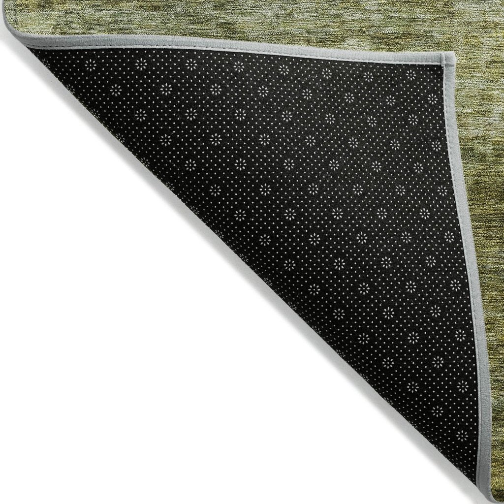 LOOMLAN Rugs Terrae Green Washable Indoor-Outdoor Rug