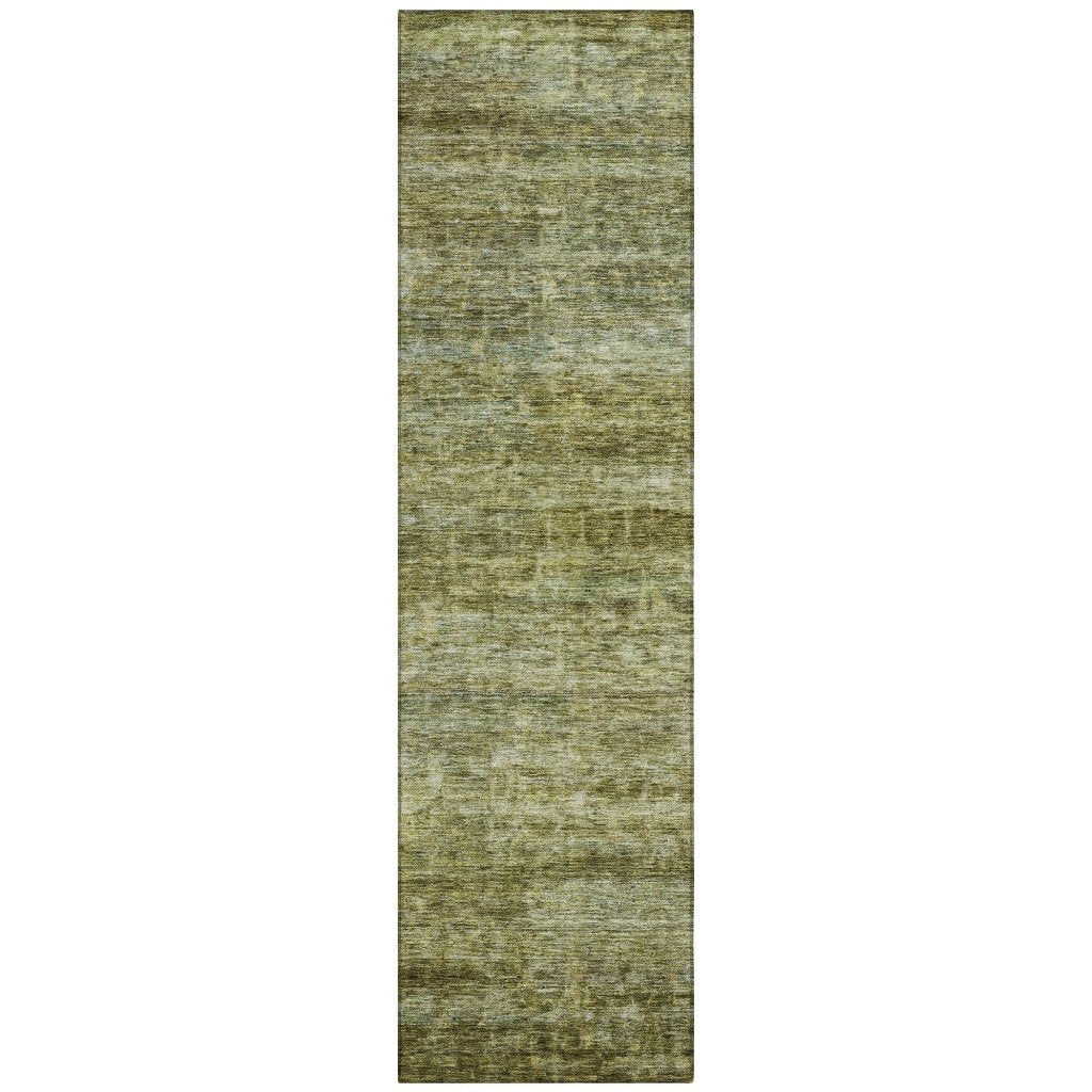 LOOMLAN Rugs Terrae Green Washable Indoor-Outdoor Rug