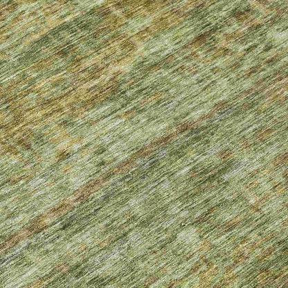 LOOMLAN Rugs Terrae Green Washable Indoor-Outdoor Rug