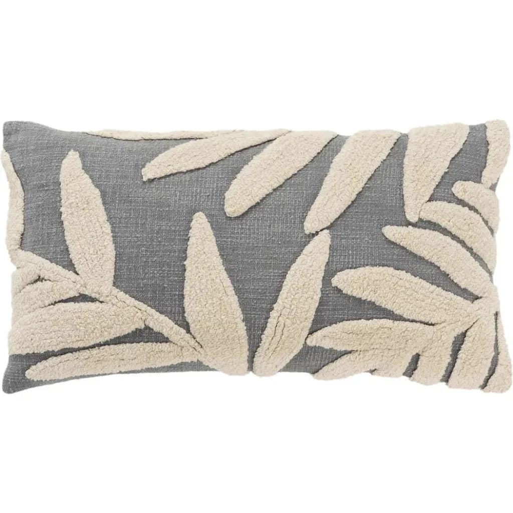 LOOMLAN Textural Long Lumbar Pillow With Insert