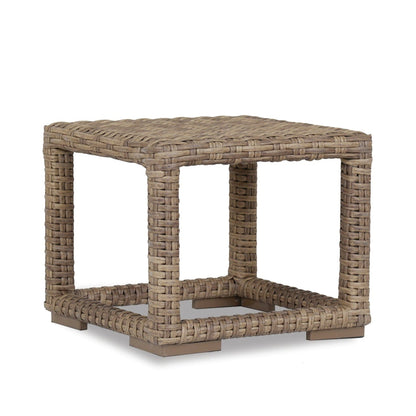 Havana Resin Wicker Wrapped Outdoor End Table