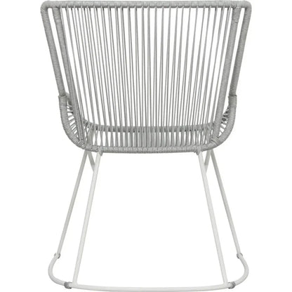 Seasonal Living The Dane Dining Arm Chair 2PC Grey Patio Dining Chairs