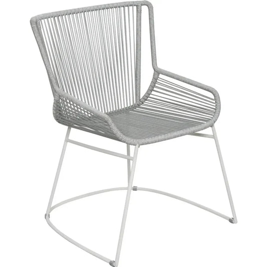 Seasonal Living The Dane Dining Arm Chair 2PC Grey Patio Dining Chairs