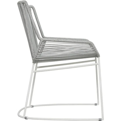 Seasonal Living The Dane Dining Arm Chair 2PC Grey Patio Dining Chairs