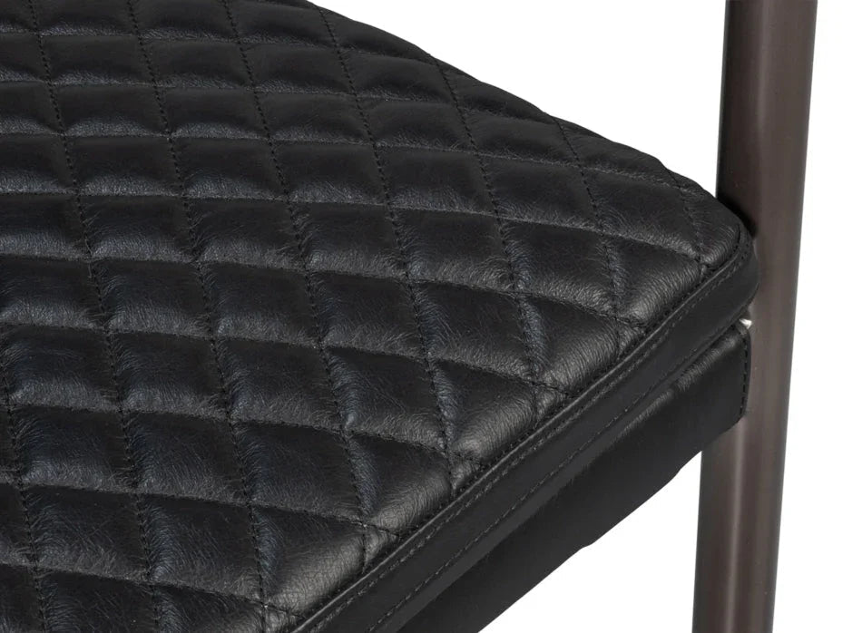 Sarreid The Harley Leather Dining Chair
