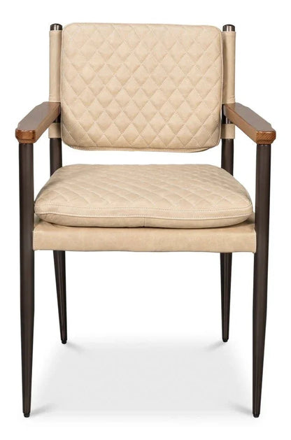 Sarreid The Harley Leather Dining Chair