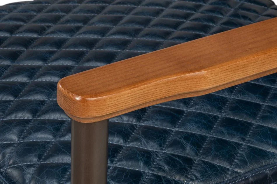 Sarreid The Harley Leather Dining Chair