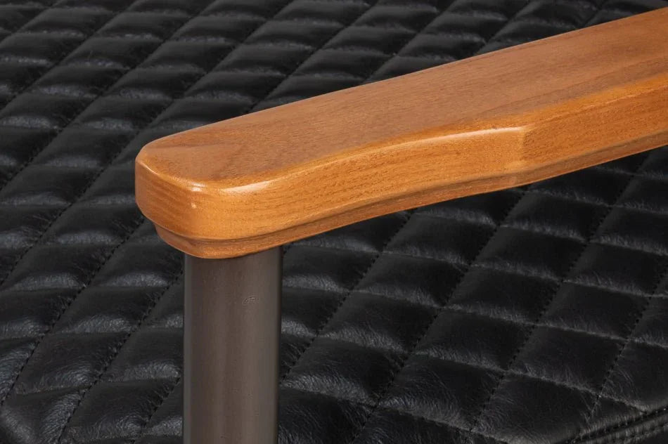 Sarreid The Harley Leather Dining Chair