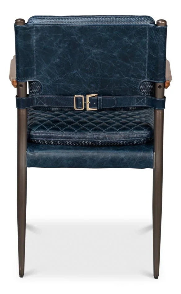 Sarreid The Harley Leather Dining Chair