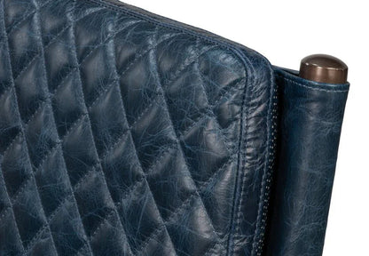 Sarreid The Harley Leather Dining Chair
