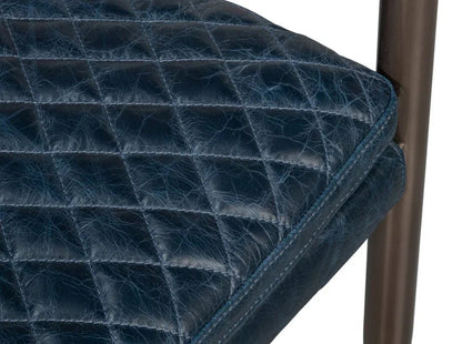 Sarreid The Harley Leather Dining Chair