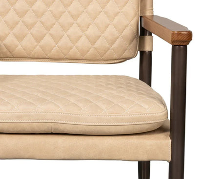 Sarreid The Harley Leather Dining Chair