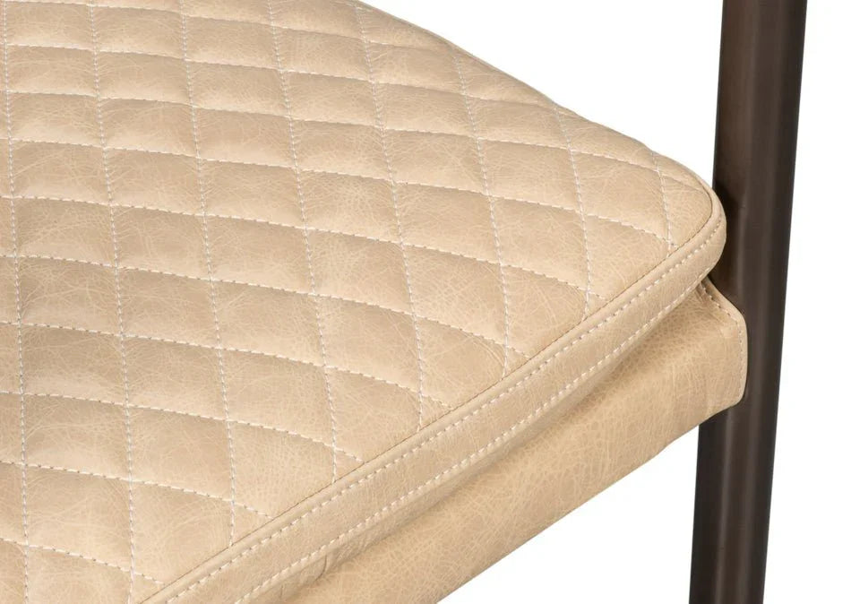 Sarreid The Harley Leather Dining Chair