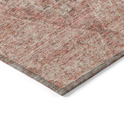 LOOMLAN Rugs Theodora Pink Washable Indoor-Outdoor Rug