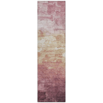 Thornelle Pink Washable Indoor - Outdoor Rug - LOOMLAN - LOOMLAN Rugs - Outdoor Rugs