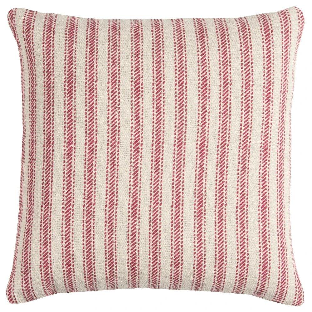 Ticking Stripe Decorative Pillow With Insert