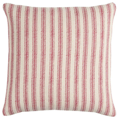 Ticking Stripe Decorative Pillow With Insert