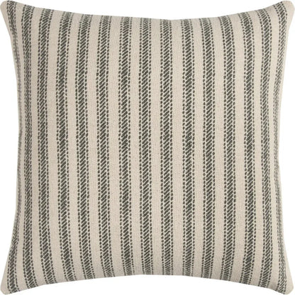 Ticking Stripe Decorative Pillow With Insert