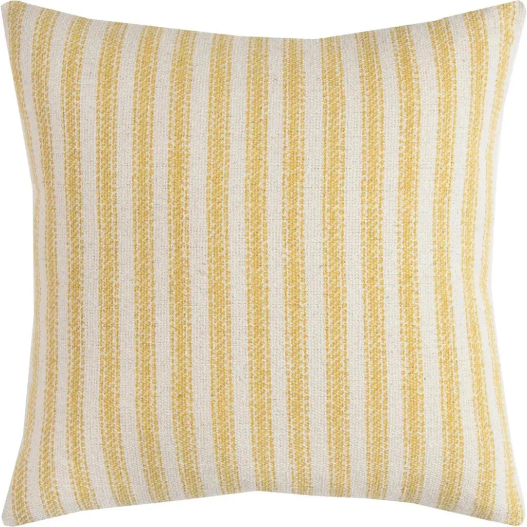 Ticking Stripe Decorative Pillow With Insert