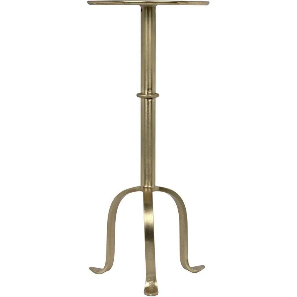 Noir Tini Modern Round Top Side Table