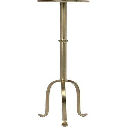 Noir Tini Modern Round Top Side Table