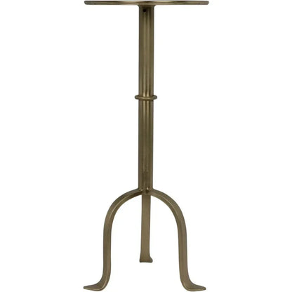 Noir Tini Modern Round Top Side Table