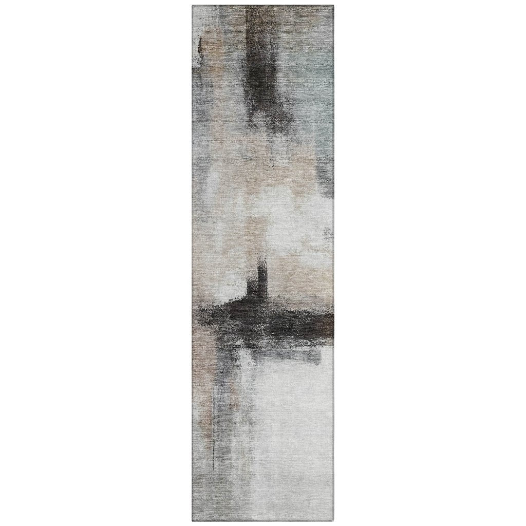 LOOMLAN Rugs Tint Brown Washable Indoor-Outdoor Rug