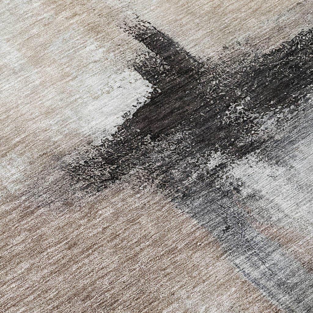 LOOMLAN Rugs Tint Brown Washable Indoor-Outdoor Rug