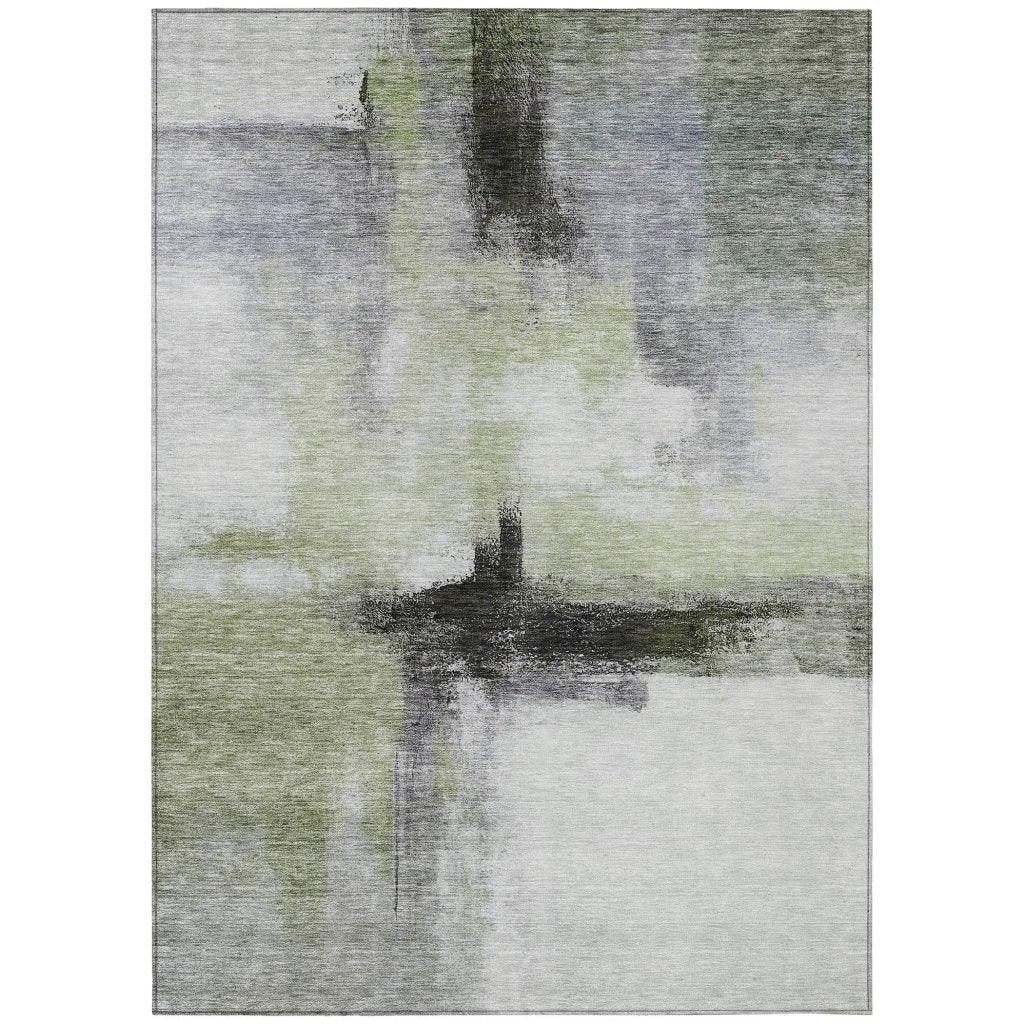 LOOMLAN Rugs Tint Green Washable Indoor-Outdoor Rug