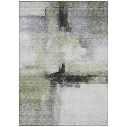 LOOMLAN Rugs Tint Green Washable Indoor-Outdoor Rug
