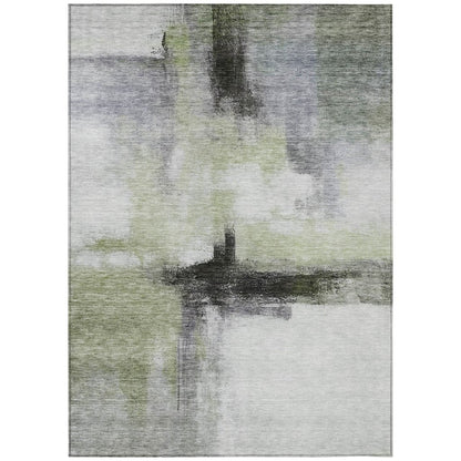 LOOMLAN Rugs Tint Green Washable Indoor-Outdoor Rug