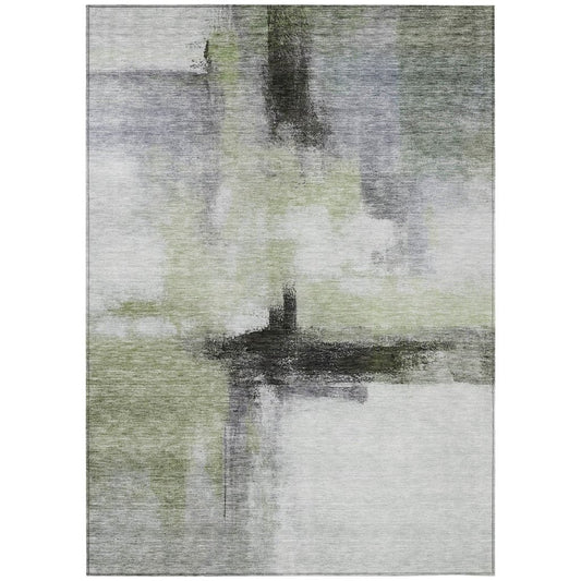 LOOMLAN Rugs Tint Green Washable Indoor-Outdoor Rug
