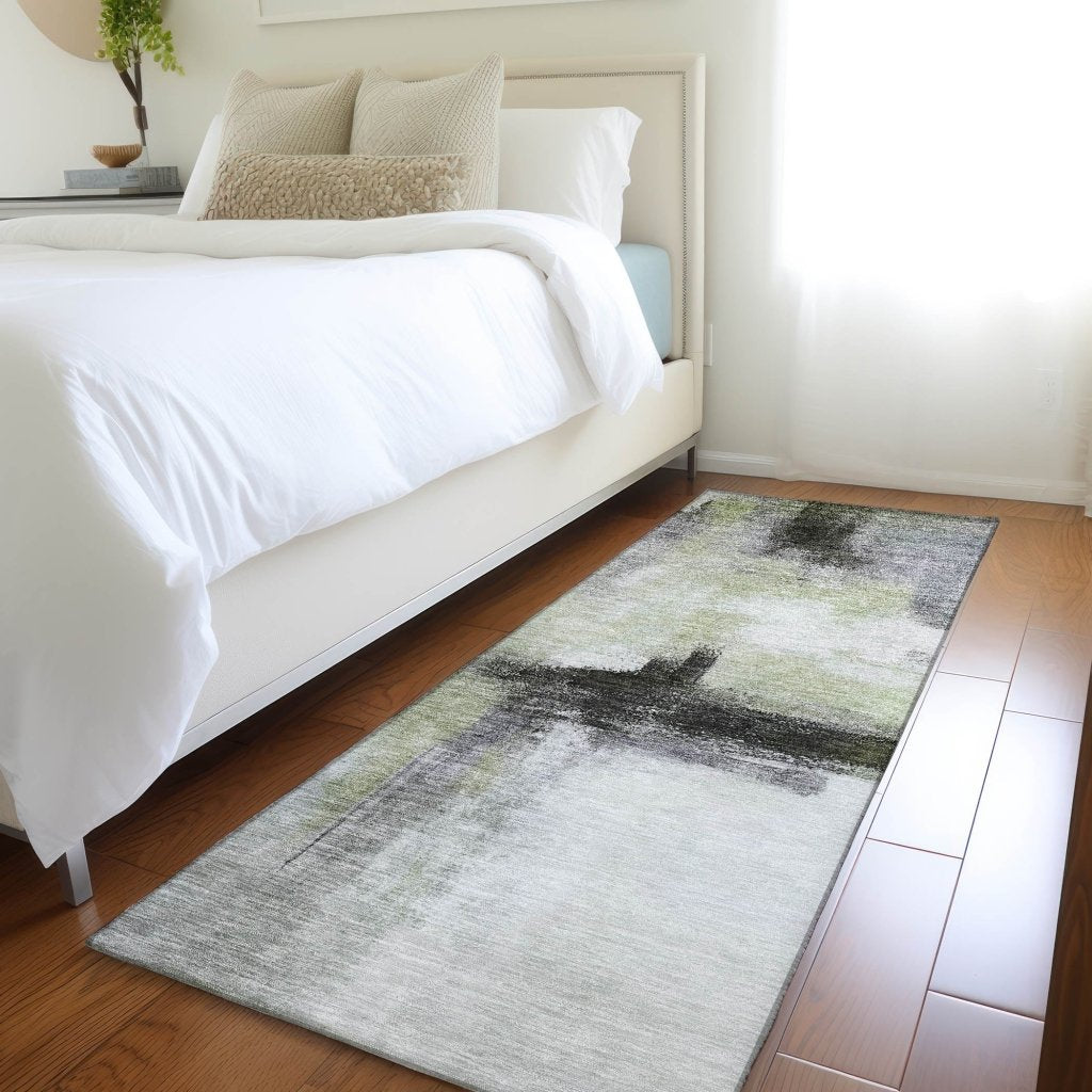 LOOMLAN Rugs Tint Green Washable Indoor-Outdoor Rug
