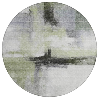 LOOMLAN Rugs Tint Green Washable Indoor-Outdoor Rug