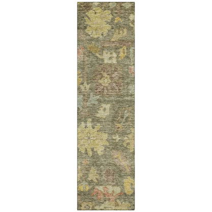 LOOMLAN Rugs Tirana Aloe Washable Indoor-Outdoor Rug