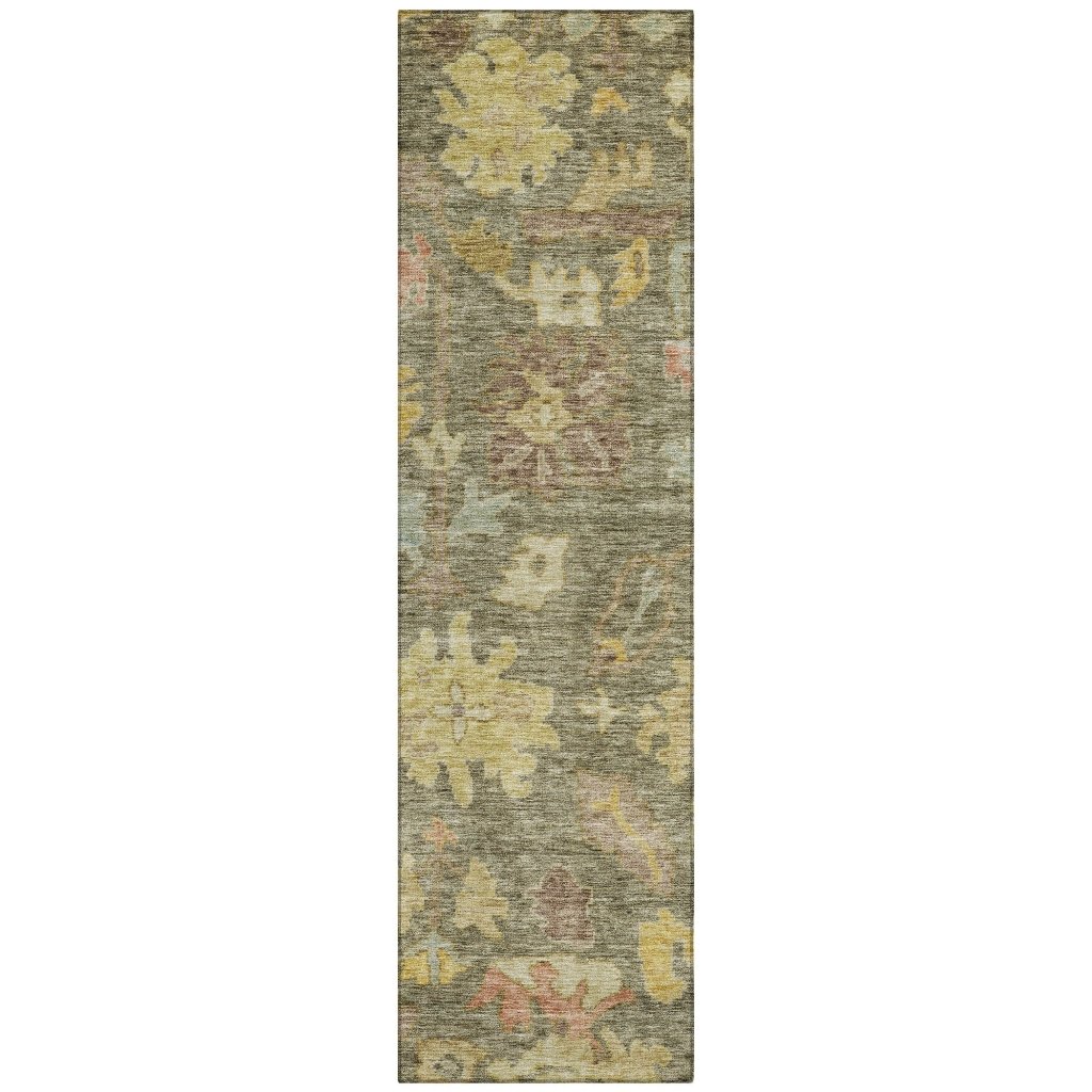 LOOMLAN Rugs Tirana Aloe Washable Indoor-Outdoor Rug