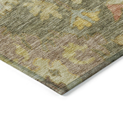 LOOMLAN Rugs Tirana Aloe Washable Indoor-Outdoor Rug