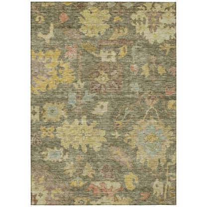 LOOMLAN Rugs Tirana Aloe Washable Indoor-Outdoor Rug