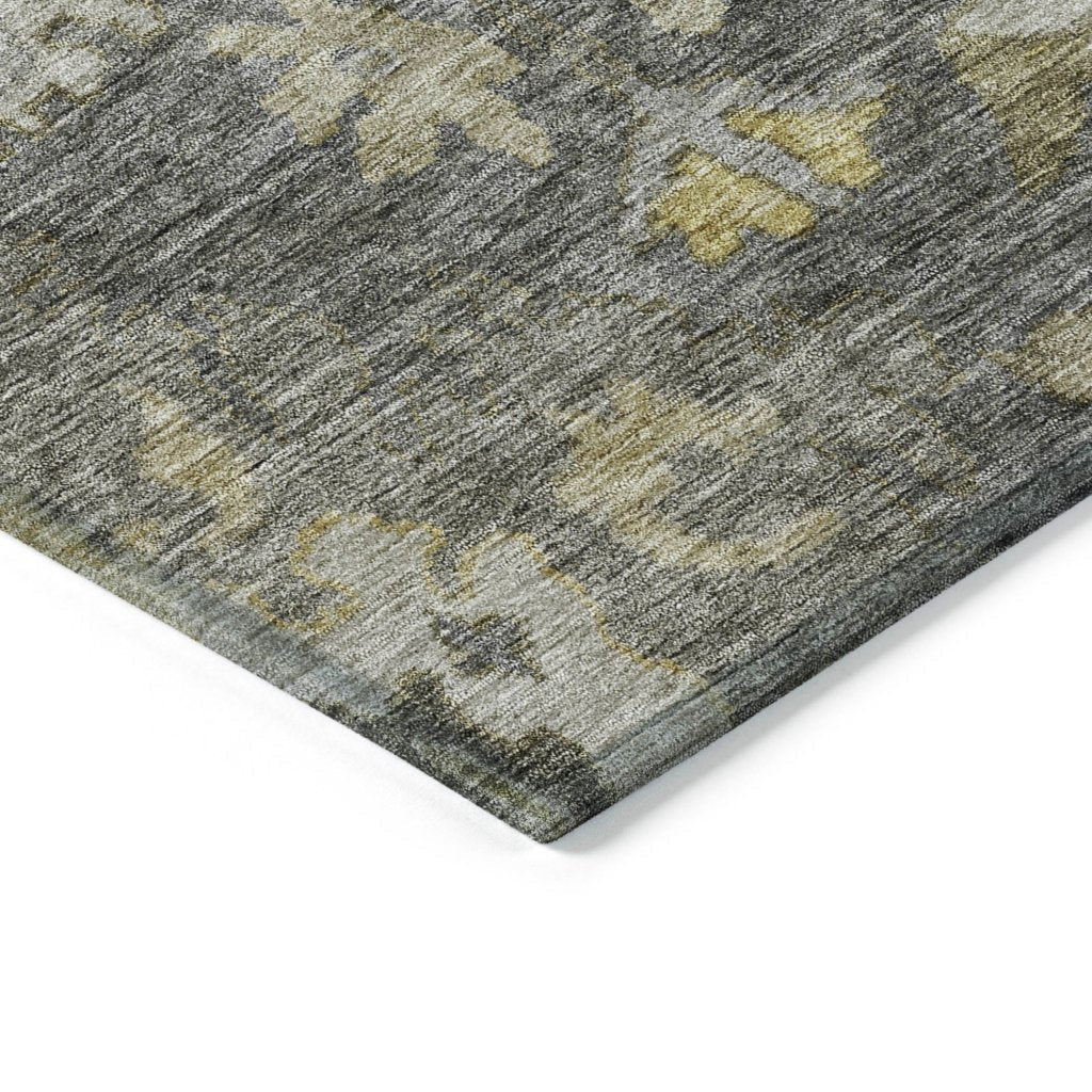 LOOMLAN Rugs Tirana Gray Washable Indoor-Outdoor Rug