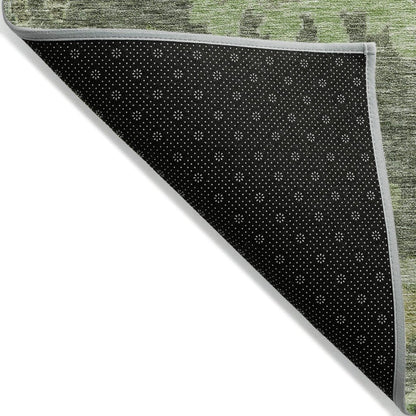 LOOMLAN Rugs Tirana Green Washable Indoor-Outdoor Rug