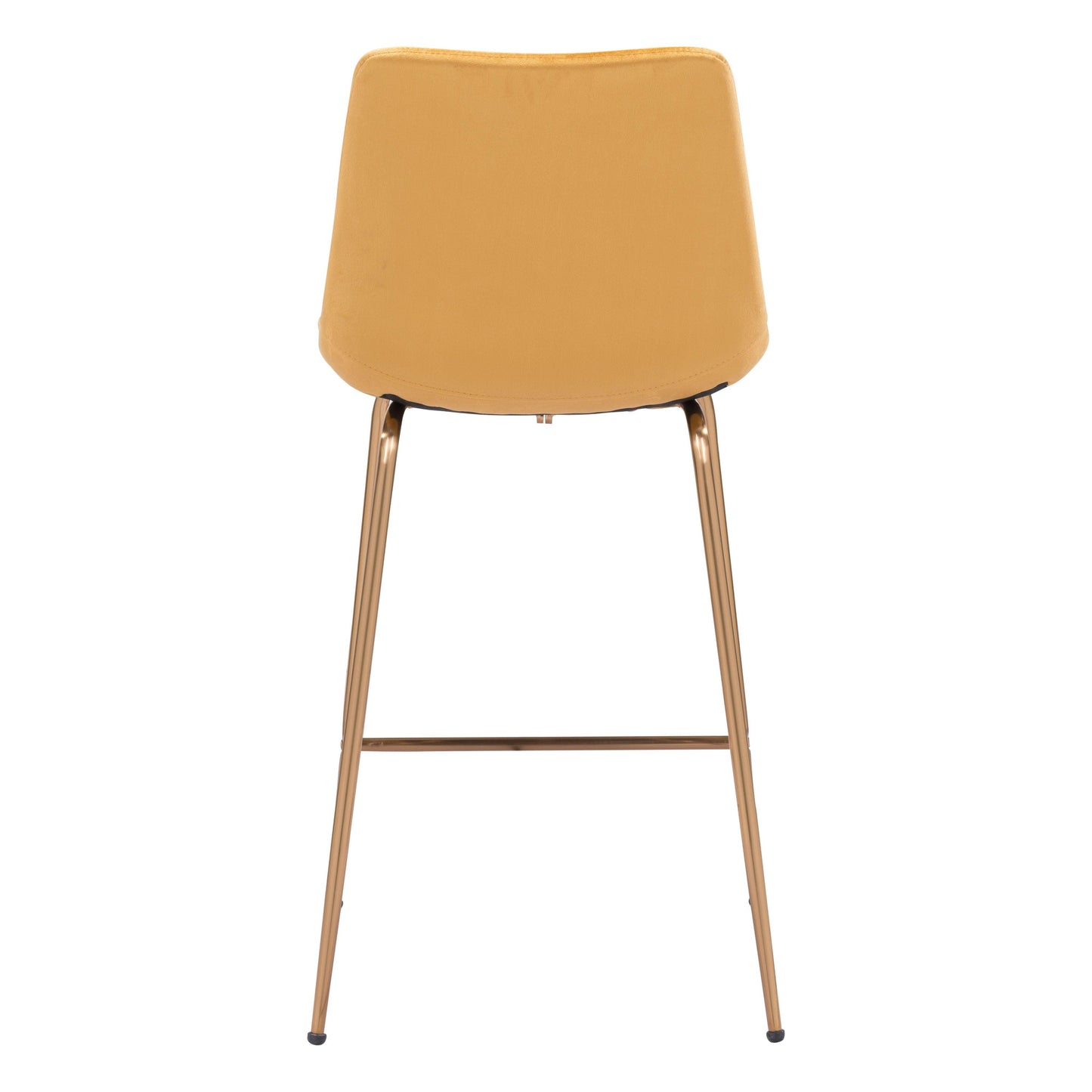 Tony Counter Chair Yellow & Gold - Sideboards and Things Accents_Gold, Back Type_With Back, Brand_Zuo Modern, Color_Gold, Color_Yellow, Depth_20-30, Finish_Polished, Height_30-40, Materials_Metal, Metal Type_Steel, Product Type_Counter Height, Upholstery Type_Fabric Blend, Upholstery Type_Polyester, Width_20-30